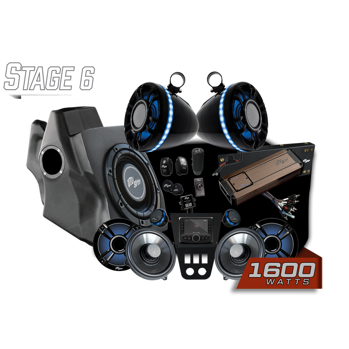 '20-'24 RZR® Pro Series Elite Stage 6 Stereo Kit | UTVS-PRO-S6-E
