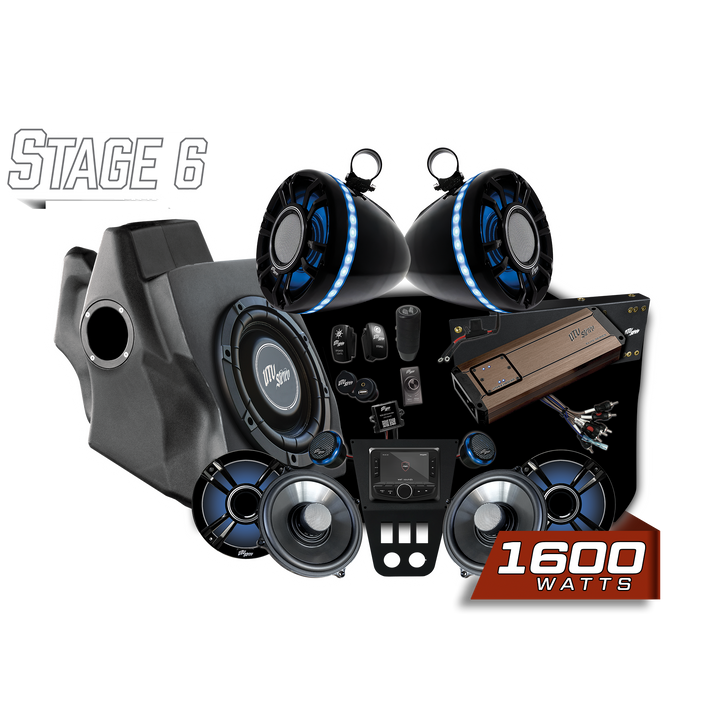 '20-'24 RZR® Pro Series Elite Stage 6 Stereo Kit | UTVS-PRO-S6-E