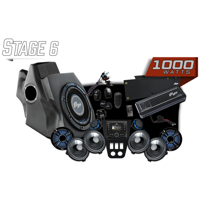 '20-'24 RZR® Pro Series Signature Stage 6 Stereo Kit | UTVS-PRO-S6-S