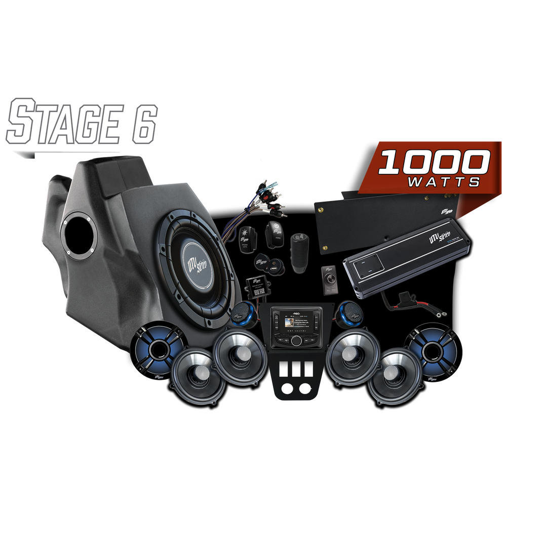 '20-'24 RZR® Pro Series Signature Stage 6 Stereo Kit | UTVS-PRO-S6-S
