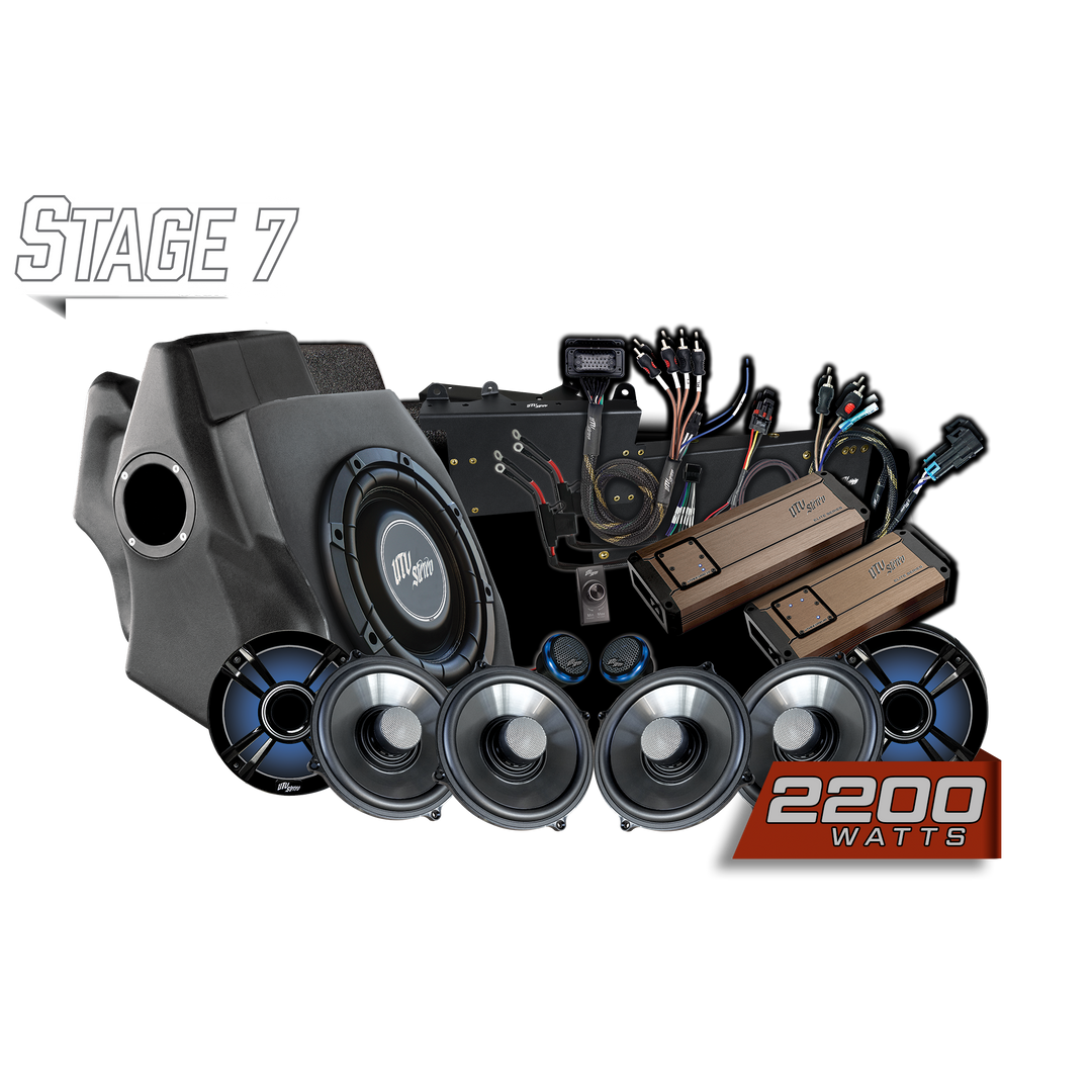 20-'24 Polaris RZR Ride Command Stage 7 Stereo Kit | Pro Series 20-'24 Polaris RZR Ride Command Stage 7 Stereo Kit | Pro Series