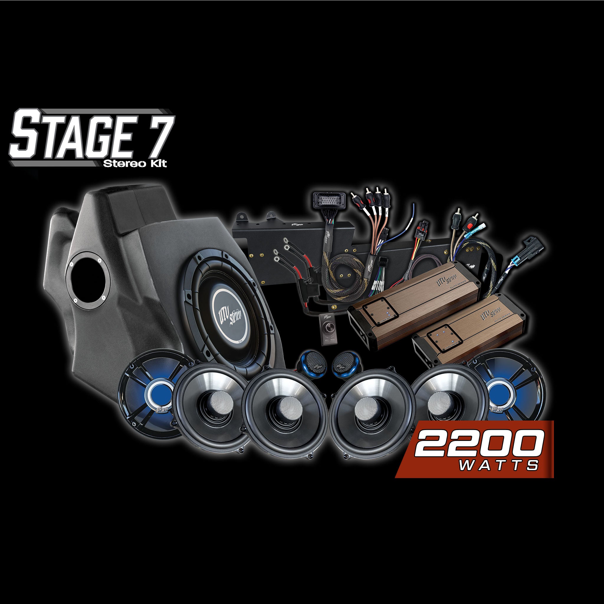 Polaris RZR Ride Command Stage 7 Stereo Kit | Pro Series | UTV Stereo