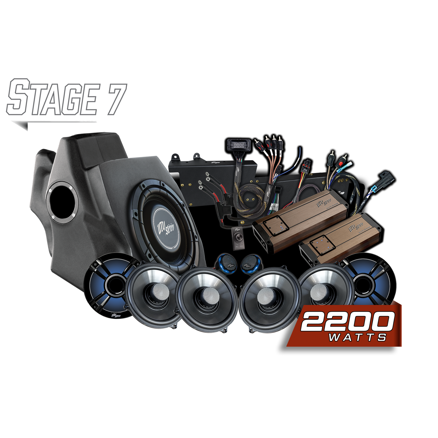 20-'24 Polaris RZR Ride Command Stage 7 Stereo Kit | Pro Series 20-'24 Polaris RZR Ride Command Stage 7 Stereo Kit | Pro Series