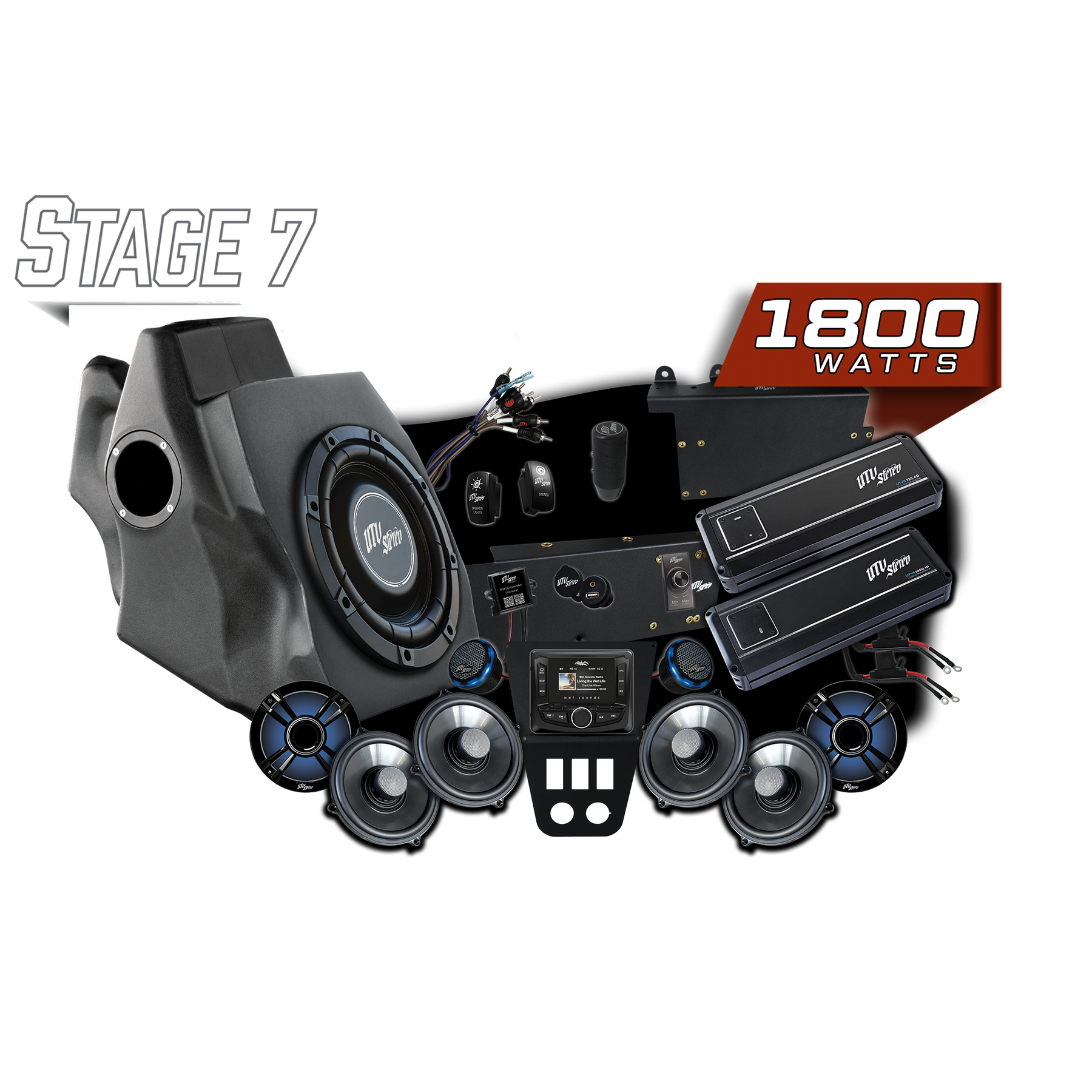 20-'24 Polaris RZR Stage 7 Stereo Kit | Pro Series - Signature