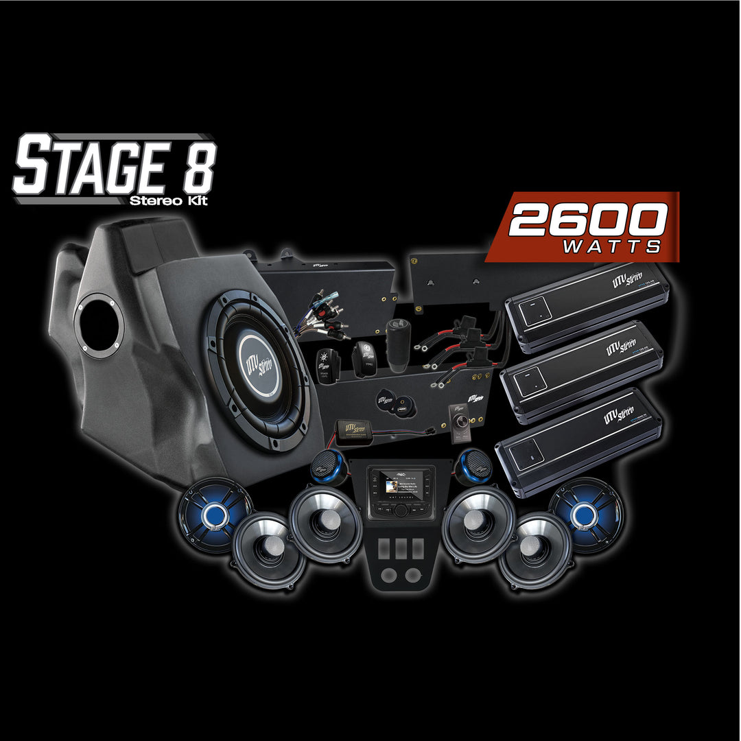 RZR® Pro Series Signature Stage 8 Stereo Kit | UTVS-PRO-S8-S