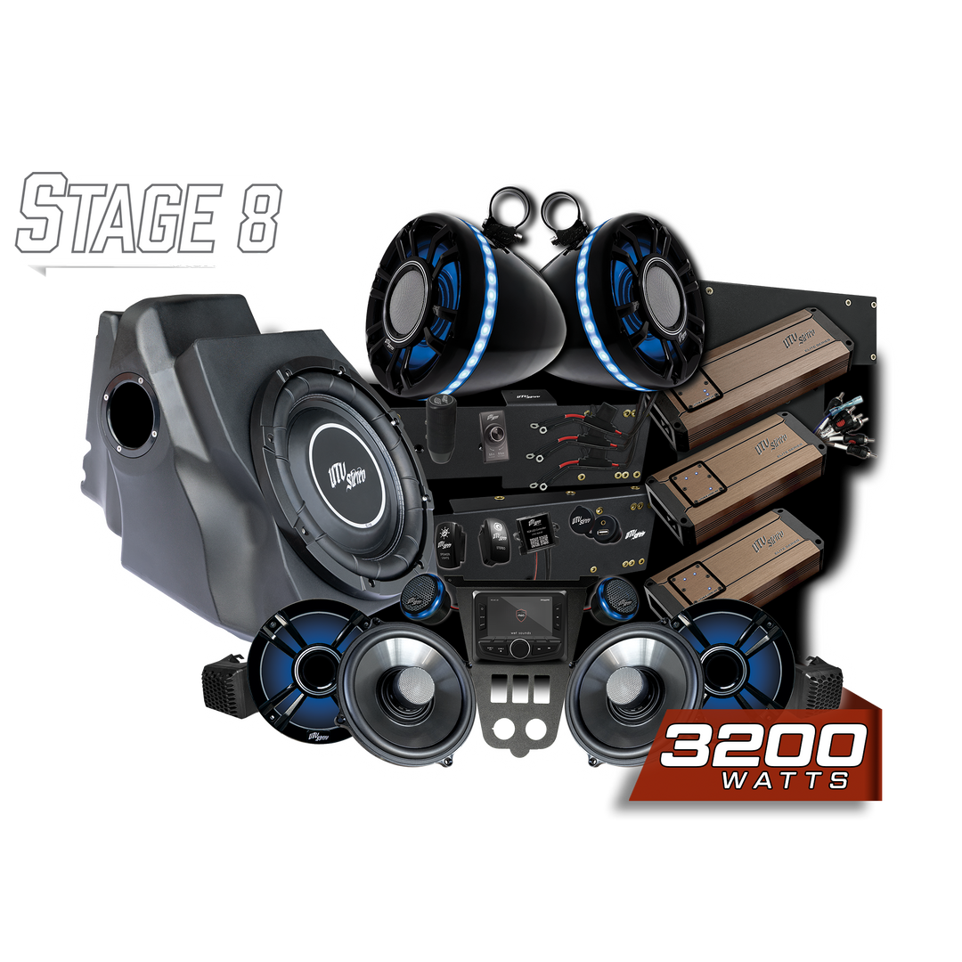 '25-'26 RZR® Pro Series Elite Stage 8 Stereo Kit | UTVS-PRO2-S8-E