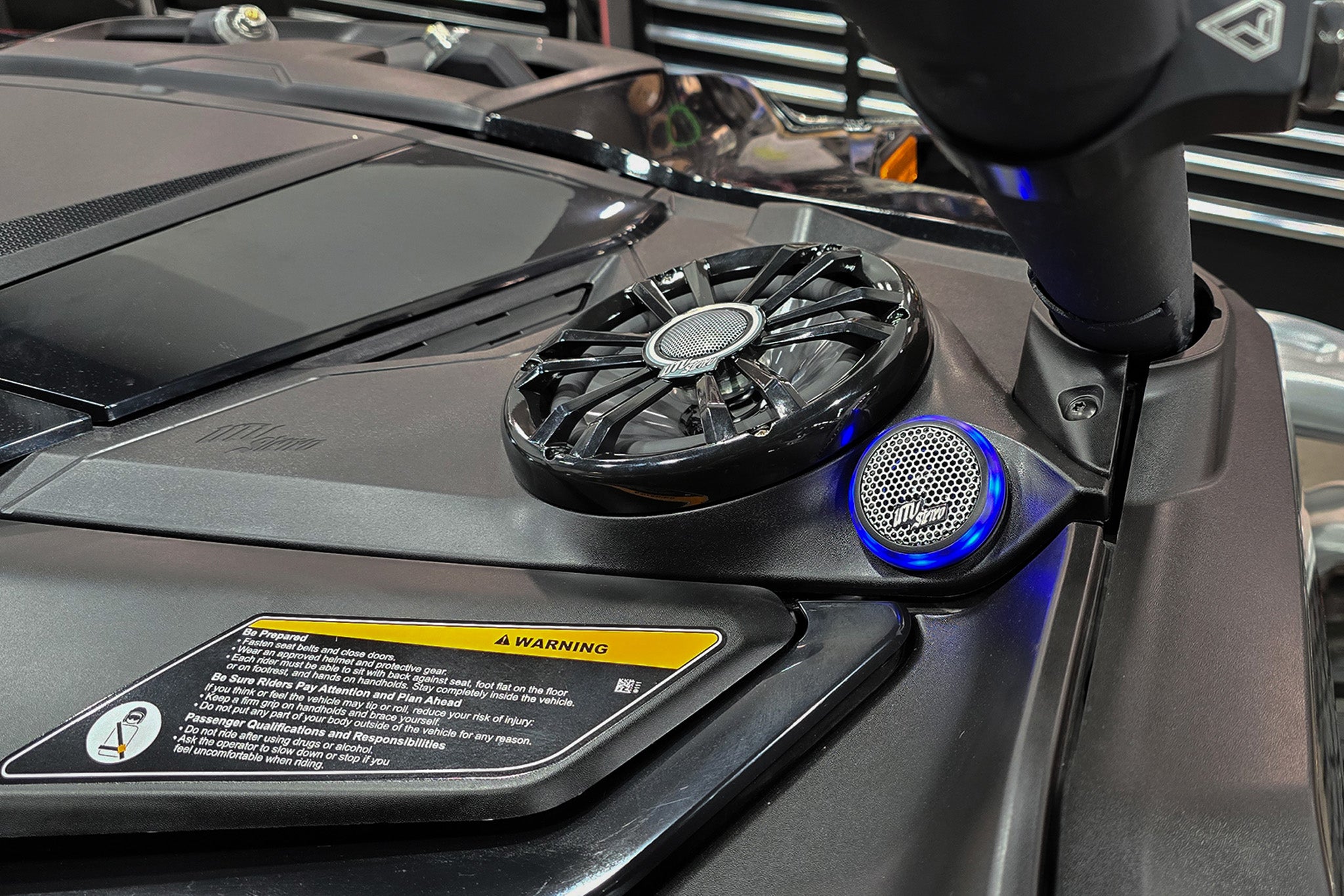 UTV Stereo Lautsprecher-Pods & Armaturenbrett-Set Für Can-Am Maverick X3 – Für 6,5 Zoll Lautsprecher