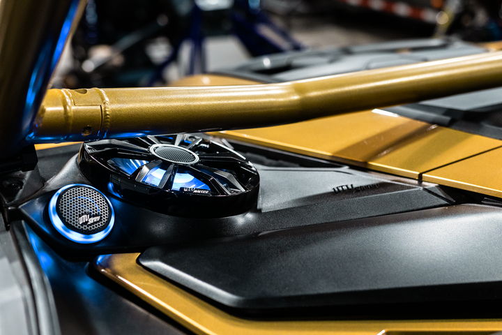 Can-Am® Maverick R 6.5" Dash Panel Speaker Mounts | UTVS-R-DP65