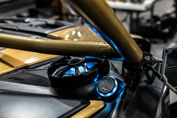 Can-Am® Maverick R 6.5" Dash Panel Speaker Mounts | UTVS-R-DP65