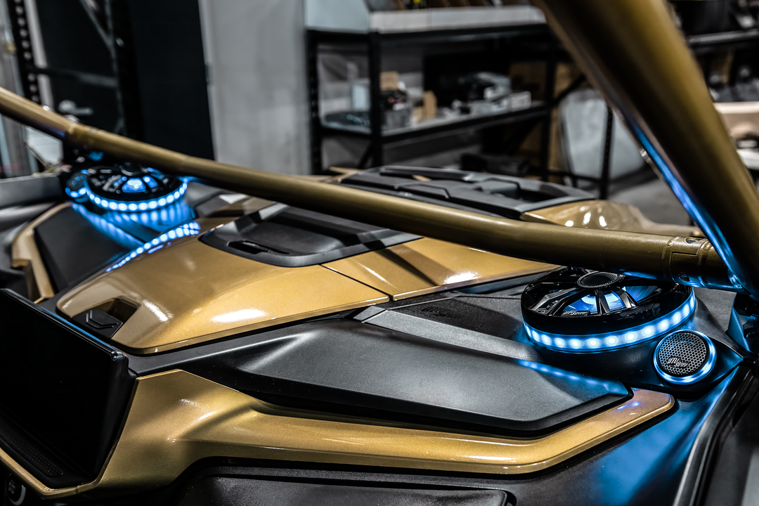 Can-Am® Maverick R 6.5" Dash Panel Speaker Mounts | UTVS-R-DP65