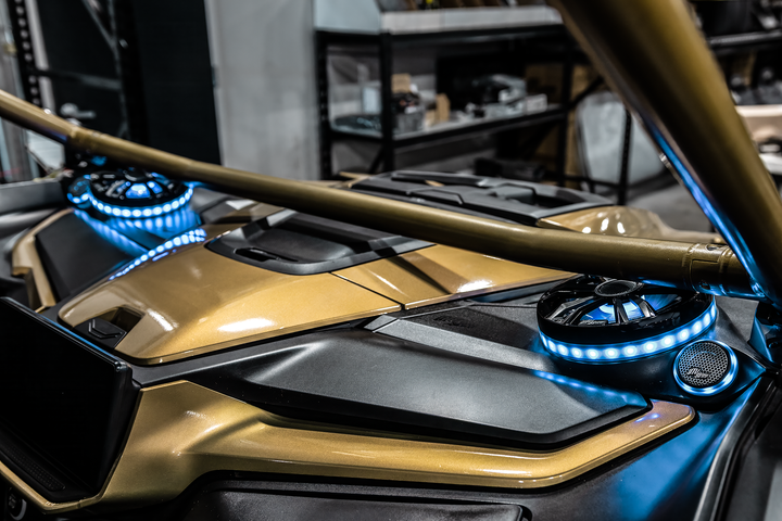 Can-Am® Maverick R 6.5" Dash Panel Speaker Mounts | UTVS-R-DP65