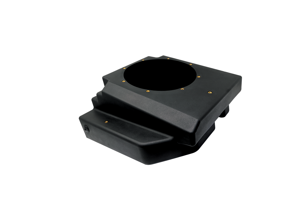 Can-Am® Maverick R 10" Rear Passenger Subwoofer Enclosure (4-SEAT MODELS) – Unloaded | UTVS-R-ENC-PASS-4R