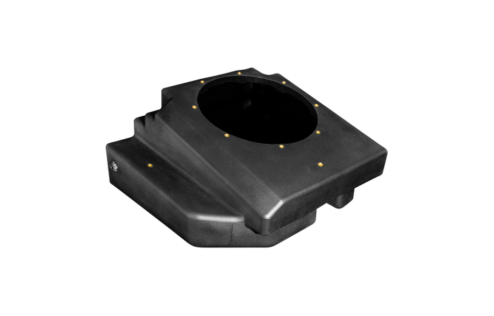 Can-Am® Maverick R 10" Rear Passenger Subwoofer Enclosure (PRE-ORDER ONLY)(4-SEAT MODELS) – Unloaded | UTVS-R-ENC-PASS-4R