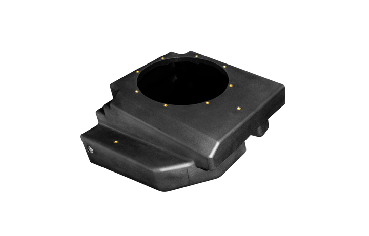 Can-Am® Maverick R 10" Rear Passenger Subwoofer Enclosure (PRE-ORDER ONLY)(4-SEAT MODELS) – Unloaded | UTVS-R-ENC-PASS-4R