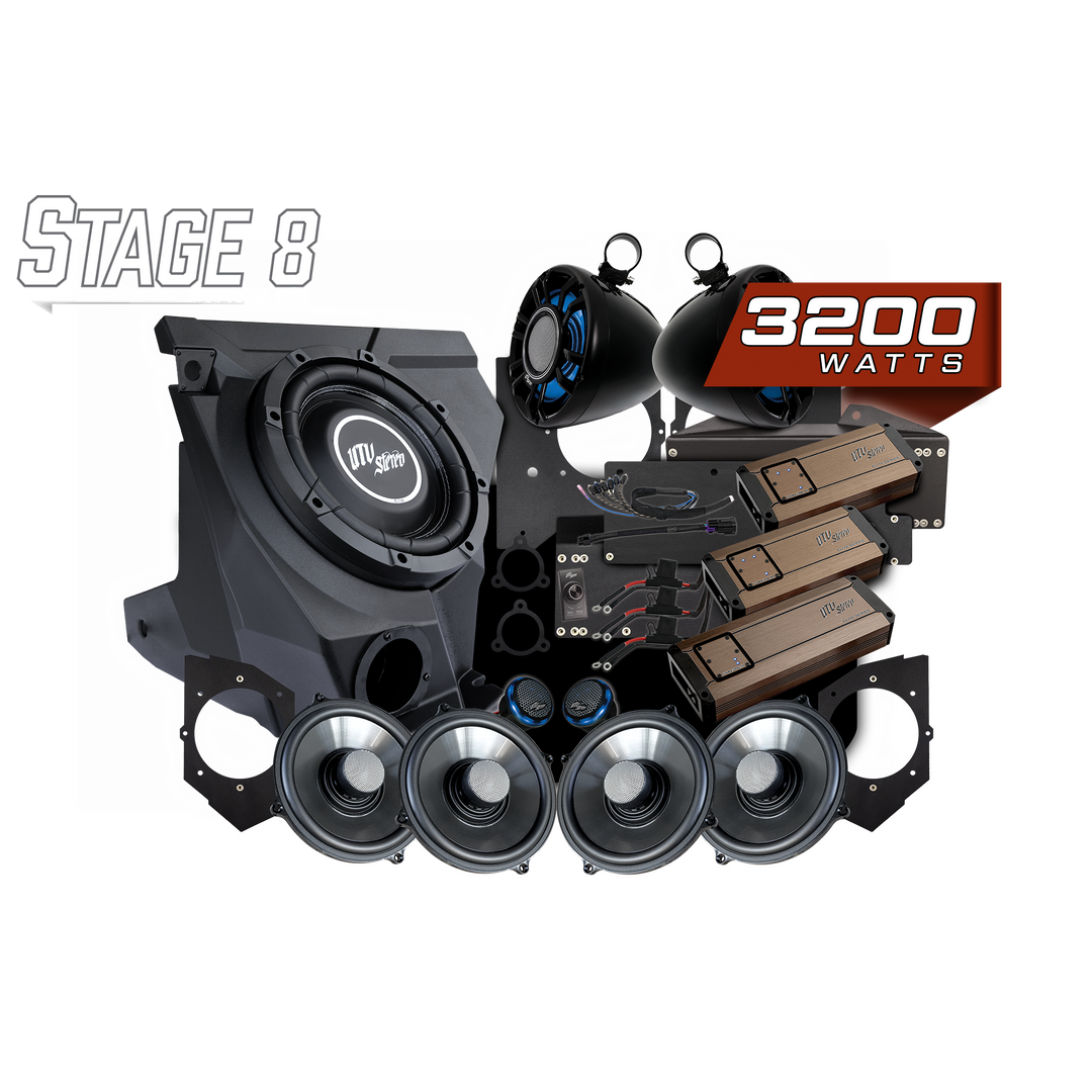 KAWASAKI® TERYX H2 GARMIN TREAD® Elite Stage 8 Stereo Kit | UTVS-H2-S8-GRM
