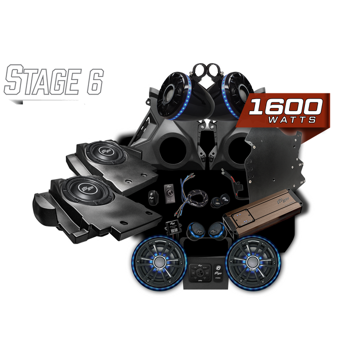 Can-Am® Maverick R Elite Series Stage 6 Stereo Kit | UTVS-R-S6-E