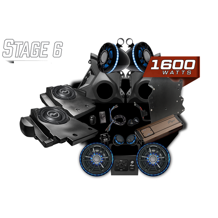 Can-Am® Maverick R Elite Series Stage 6 Stereo Kit | UTVS-R-S6-E
