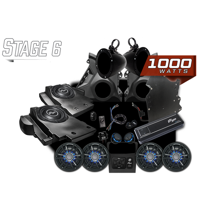 Can-Am® Maverick R Signature Series Stage 6 Stereo Kit | UTVS-R-S6-S