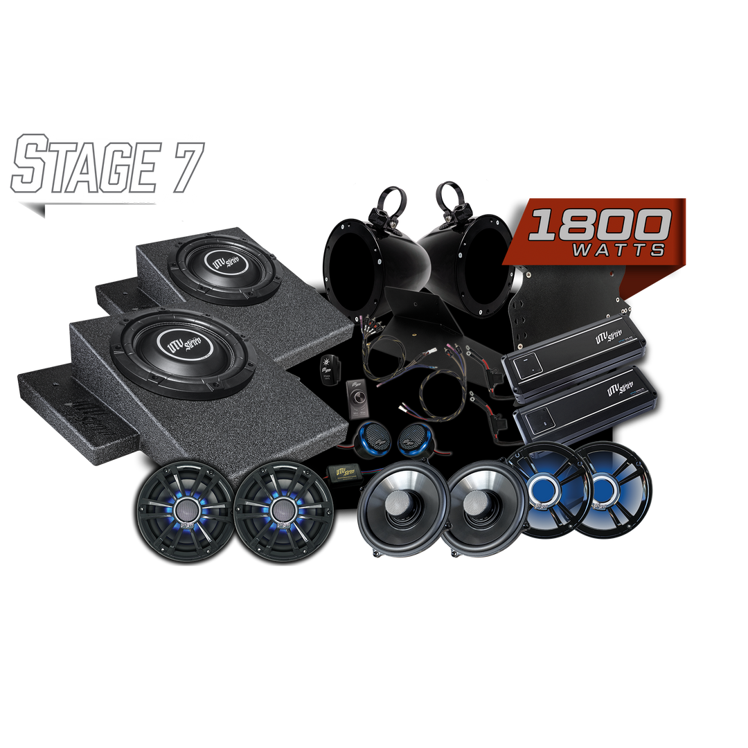 Can-Am® Maverick R Signature Series Stage 7 Stereo Kit | UTVS-R-S7-S