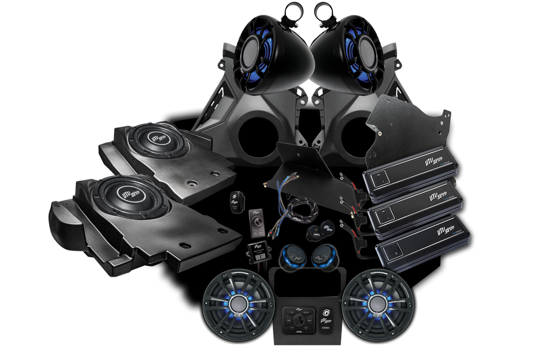Can-Am® Maverick R Signature Series Stage 8 Stereo Kit | UTVS-R-S8-S