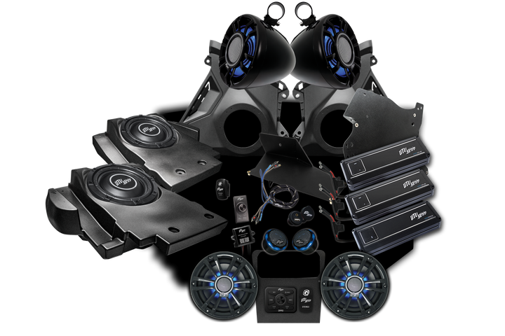 Can-Am® Maverick R Signature Series Stage 8 Stereo Kit | UTVS-R-S8-S