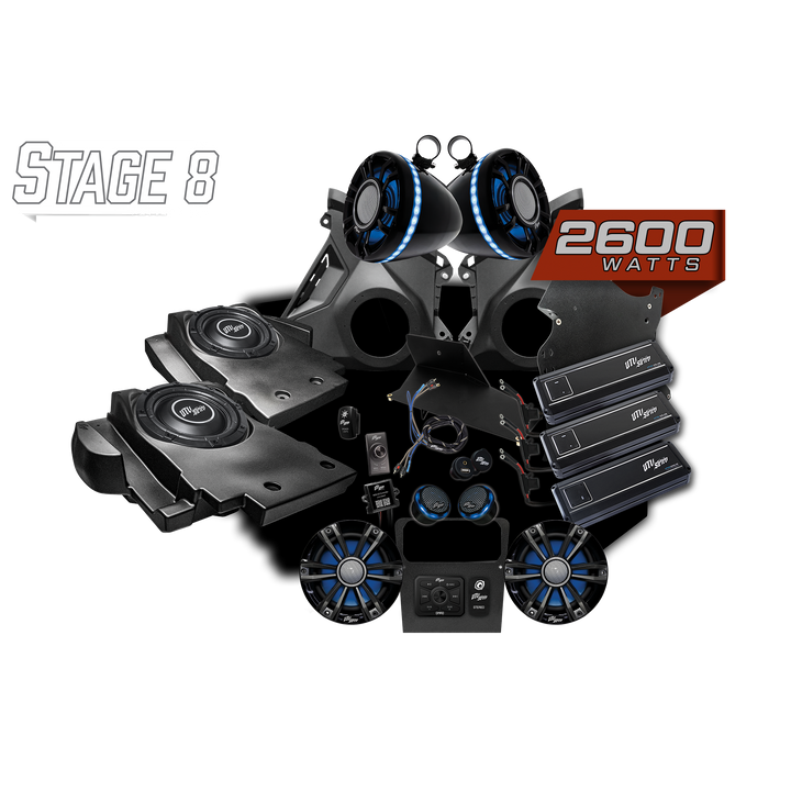 Can-Am® Maverick R Signature Series Stage 8 Stereo Kit | UTVS-R-S8-S