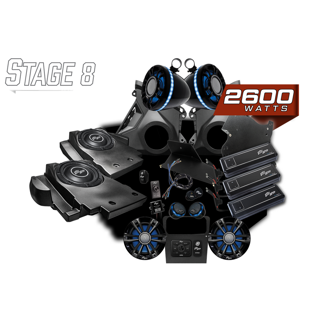 Can-Am® Maverick R Signature Series Stage 8 Stereo Kit | UTVS-R-S8-S