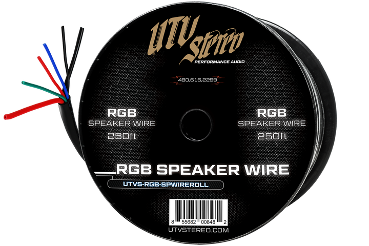 6 Conductor RGB Speaker Wire - 250' | UTVS-RGB-SPWIRE-ROLL