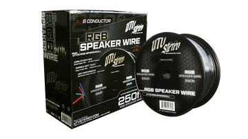 6 Conductor RGB Speaker Wire - 50' | UTVS-RGB-SPWIRE-50