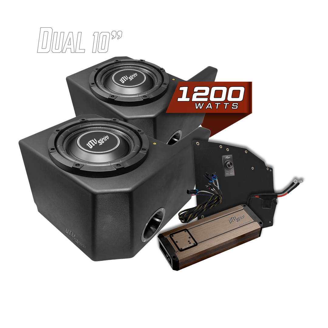 Polaris® Ranger 1200W Dual 10" Subwoofer Kit | UTVS-RNG-SUB-1200-2