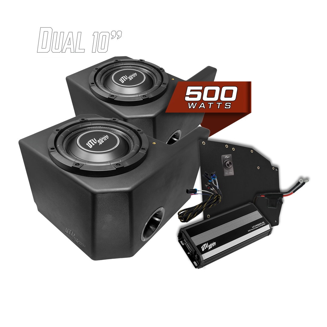Polaris® Ranger 500W Dual 10" Subwoofer Kit | UTVS-RNG-SUB-500-2