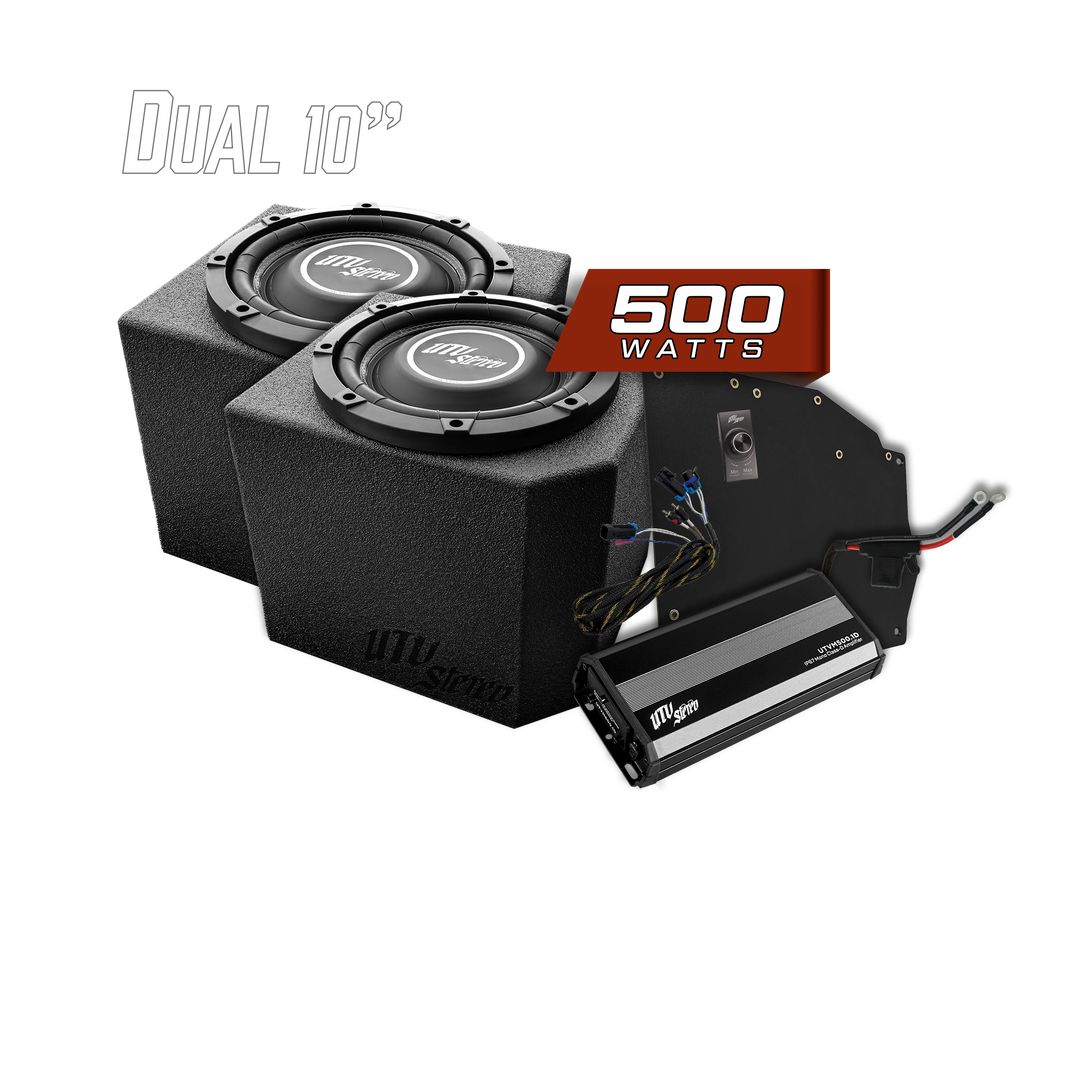 Polaris® Ranger 500W Dual 10" Subwoofer Kit | UTVS-RNG-SUB-500-2