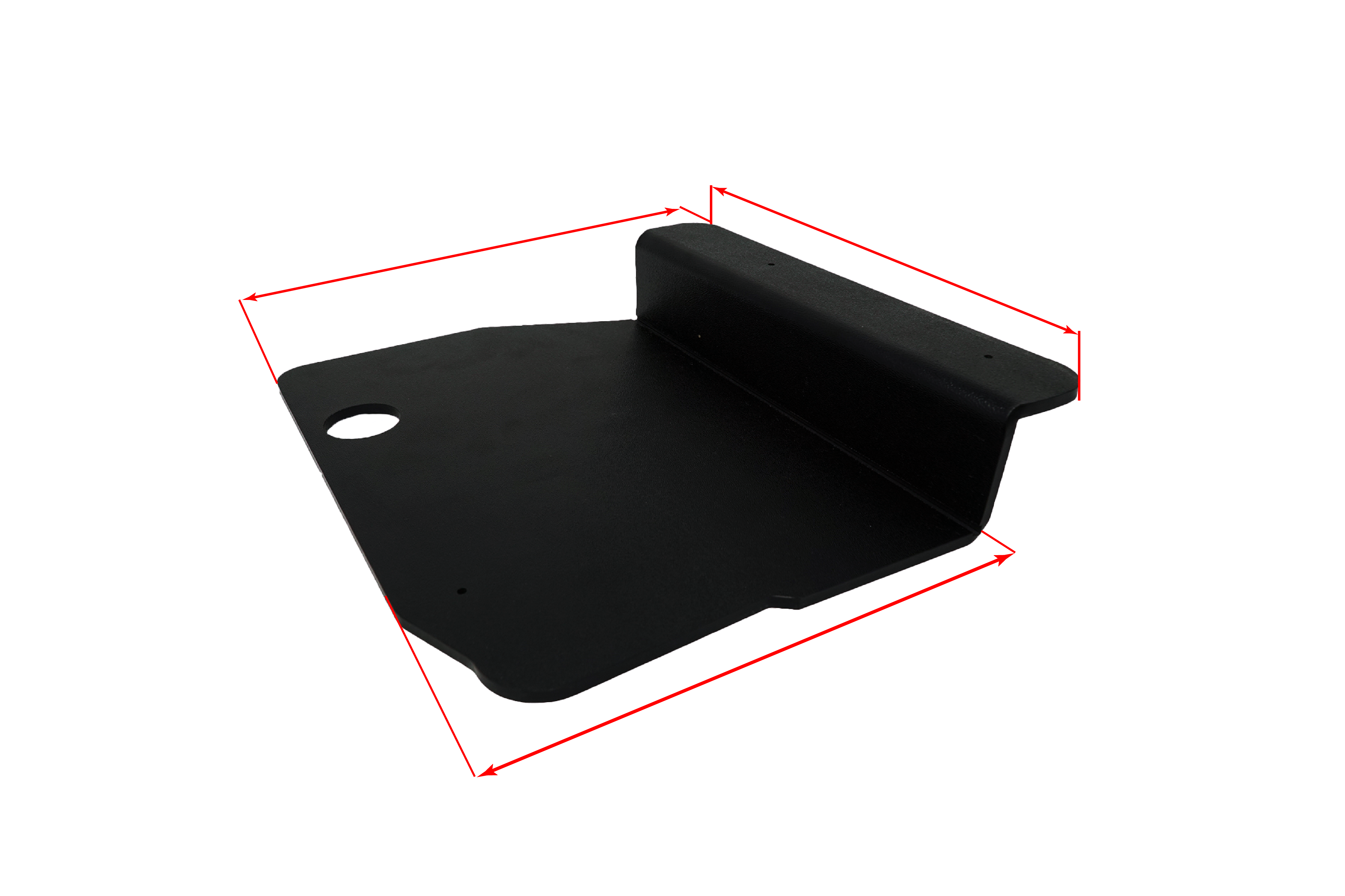 UTV Stereo Lower Dash Amplifier Mount Plate For Can-Am Maverick X3 - Under Dash Driver Side Mount 1 thumbnail image