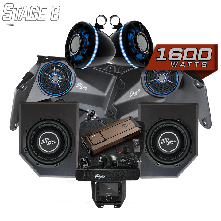 Can-Am® X3 Elite Series Stage 6 Stereo Kit | UTVS-X3-S6-E