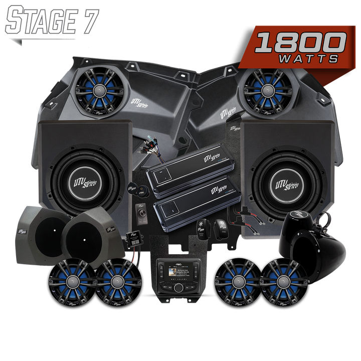 Can-Am® X3 Signature Series Stage 7 Stereo Kit | UTVS-X3-S7-S