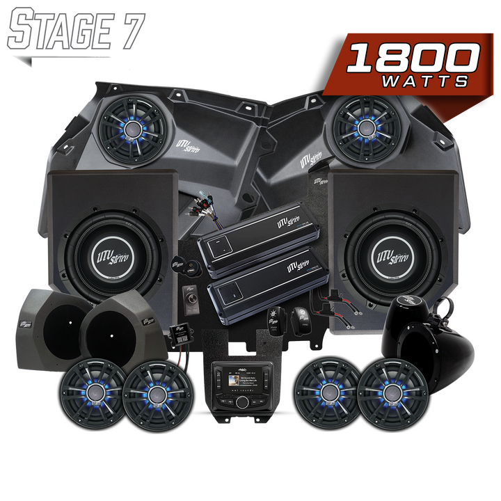 Can-Am® X3 Signature Series Stage 7 Stereo Kit | UTVS-X3-S7-S