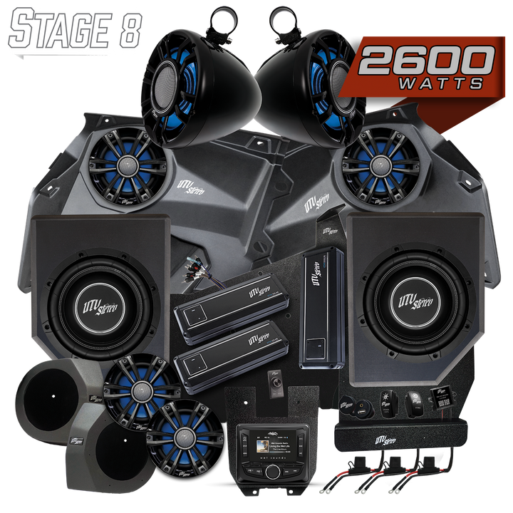 Can-Am® X3 Signature Series Stage 8 Stereo Kit | UTVS-X3-S8-S