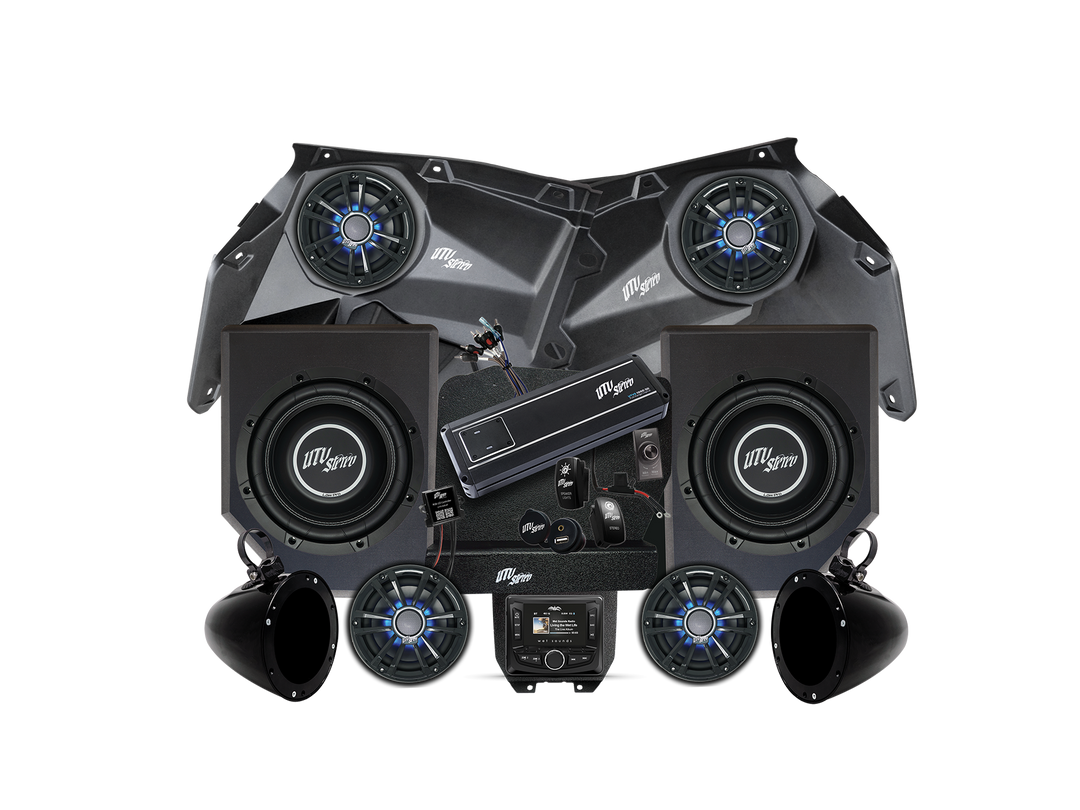 Can-Am® X3 Signature Series Stage 6 Stereo Kit |  UTVS-X3-S6-S