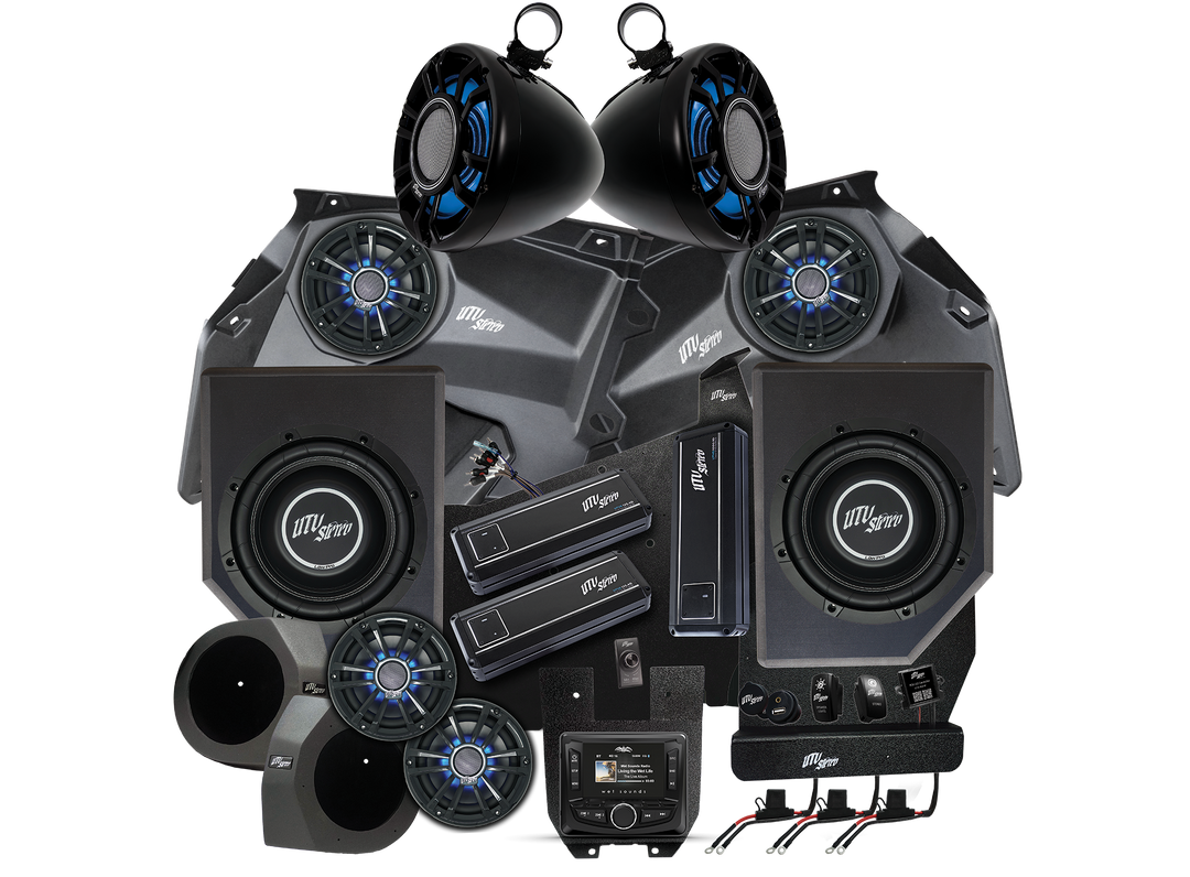 Can-Am® X3 Signature Series Stage 8 Stereo Kit | UTVS-X3-S8-S