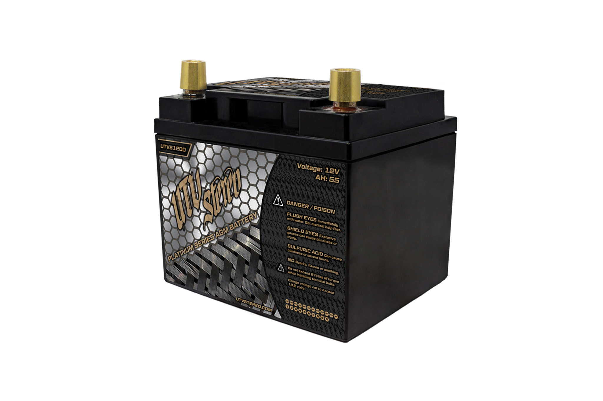 RZR and Can-Am Platinum Series 1200 AGM Battery | UTV Stereo