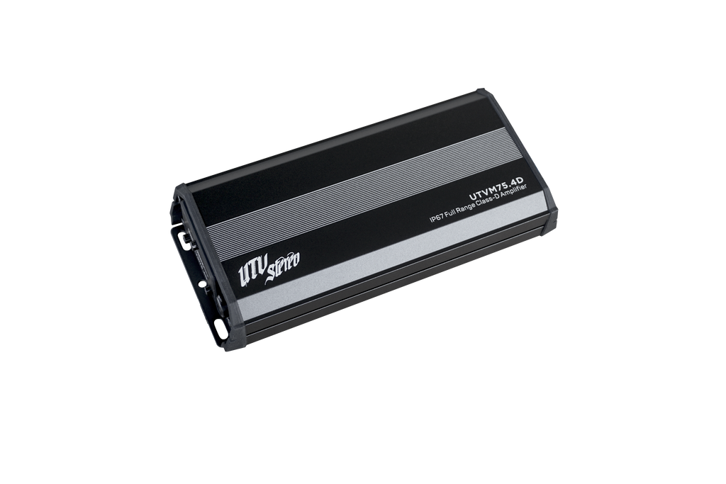 600 Watt 4-Ch Powersports Amplifier | M-Series | UTV Stereo