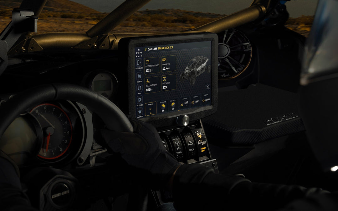 HORIZON XTR telemetry display in Can-Am Maverick X3