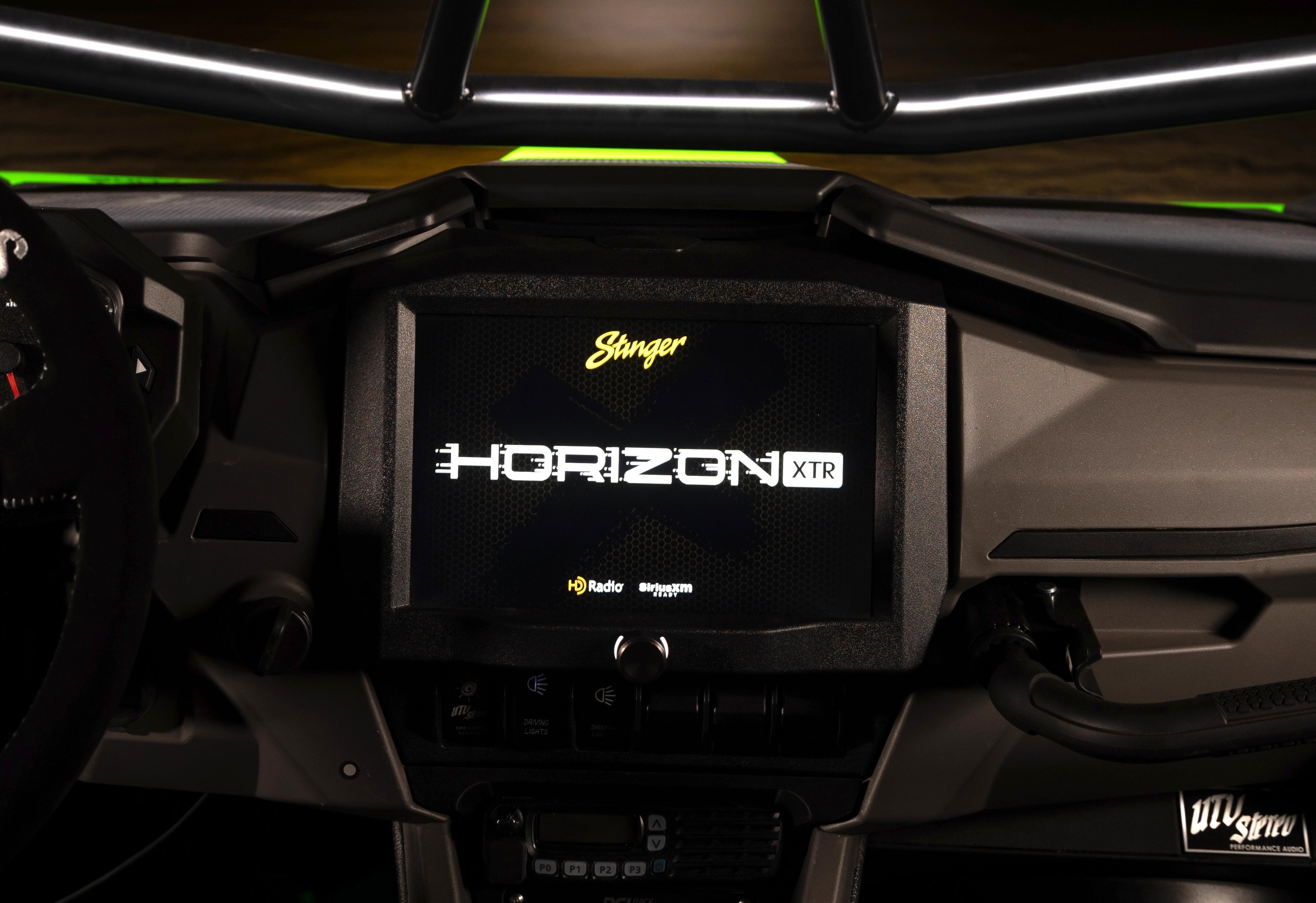 horizon xtr mfd up close with logo