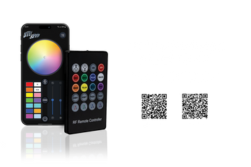 YiLaie RGB 150 ledlampen met telefoon-app/afstandsbediening en synchronisatie en muziekmodus, waterdicht, voor ATV, RZR, UTV, SUV, terreinwagen, auto (10 capsules