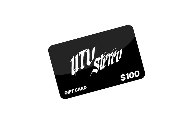 UTV Stereo 100 dollar gift card