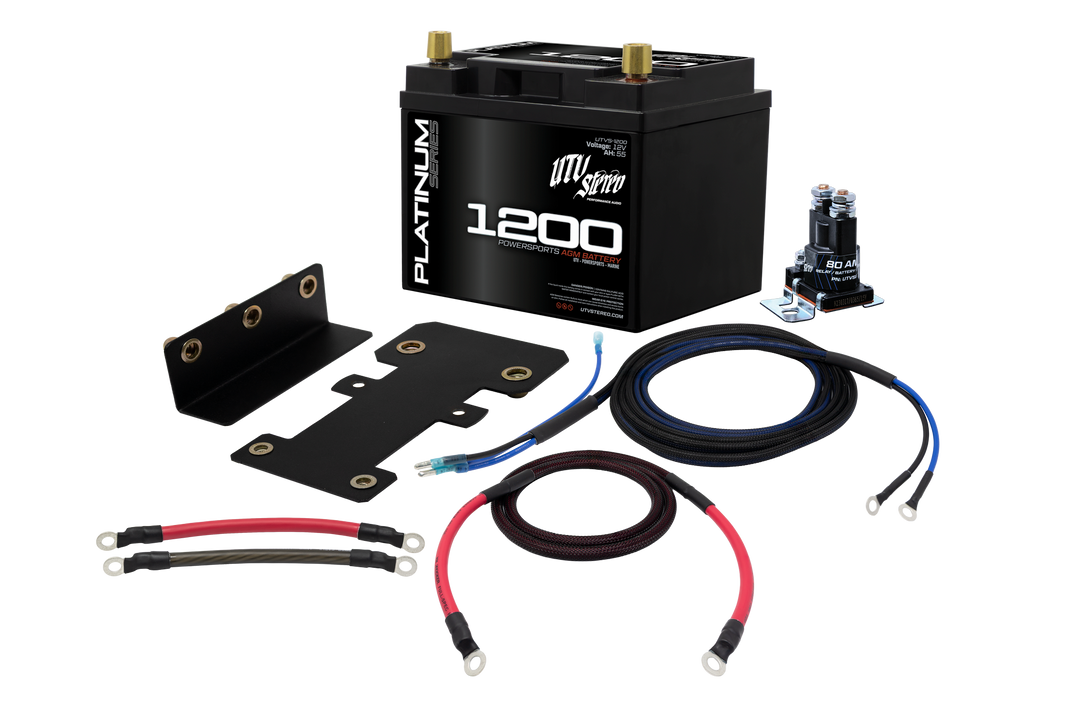 Kawasaki Teryx H2 OEM Battery Replacement Kit | UTVS-H2-OEM-BATT-KIT