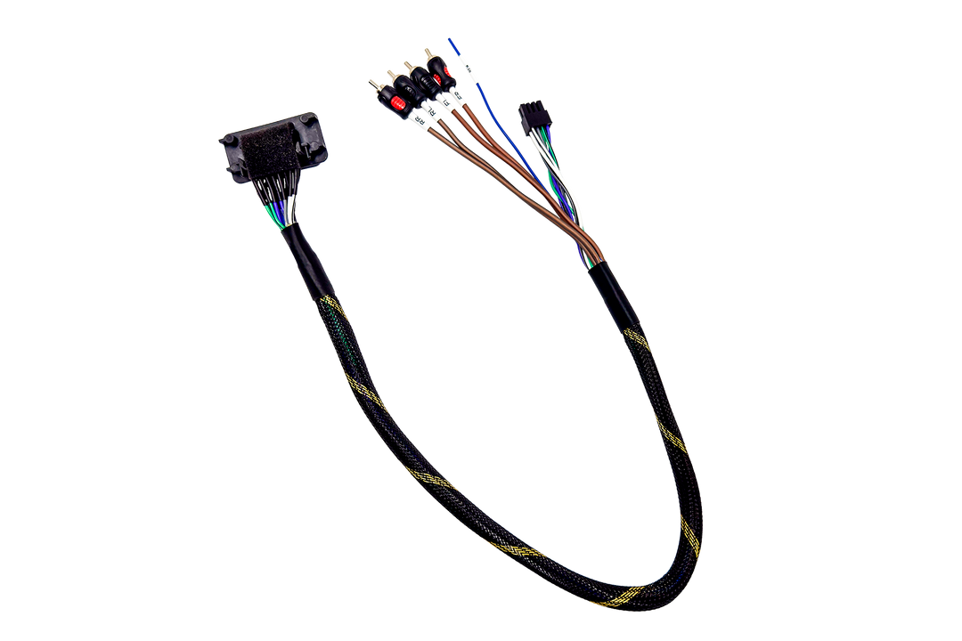 RZR® Pro Series Ride Command Front & Rear RCA Output + Speaker Wire & Remote | UTVS-PRO-RC-RCA-OUT