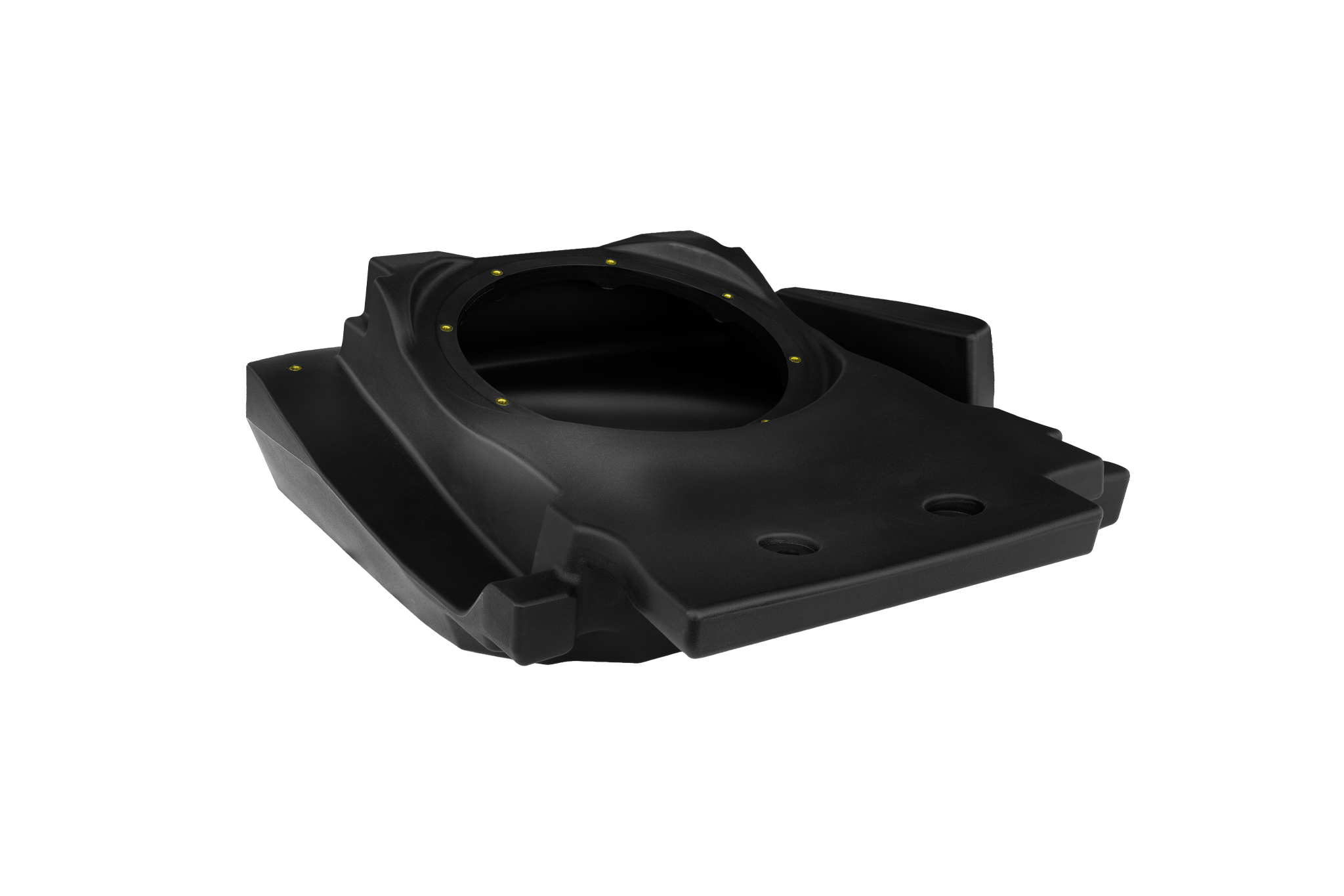 UTV Stereo black plastic speaker enclosure pod