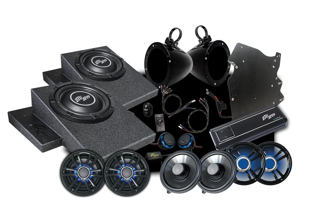 Can-Am® Maverick R Signature Series Stage 6 Stereo Kit | UTVS-R-S6-S
