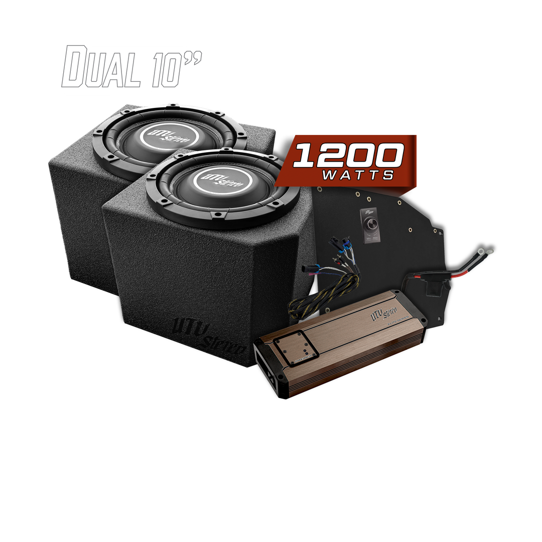 Polaris® Ranger 1200W Dual 10" Subwoofer Kit | UTVS-RNG-SUB-1200-2
